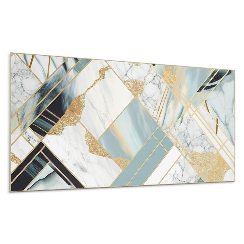 Kafelki samoprzylepne Wallfluent 60x30 cm Wzory w stylu marmurowej geometrii 6 szt.