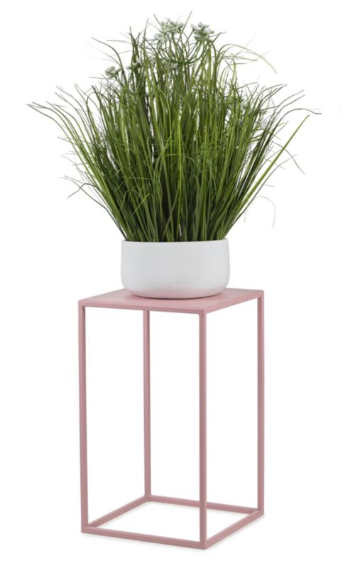 Kwietnik stojący Spring HowHomely Metalowy Różowy 24x40 cm 1 szt.