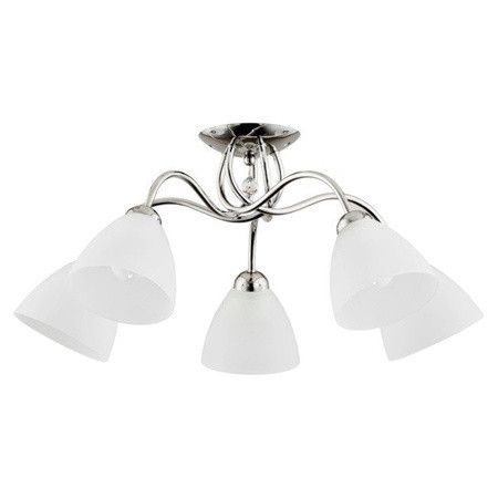 Lampa sufitowa wisząca Alfa Amarillo 7452 chromowana kryształowa 5xE27 x 15W 1 szt.