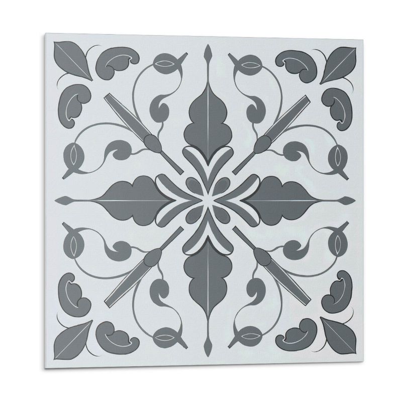 Kafelki samoprzylepne Wallfluent 50x50 cm Symetryczny motyw roślinny 4 szt.