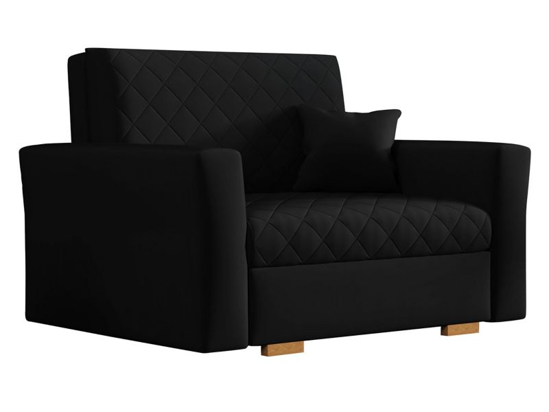 Kanapa rozkładana MIRJAN 24 Viva Caro I czarny 1 szt.