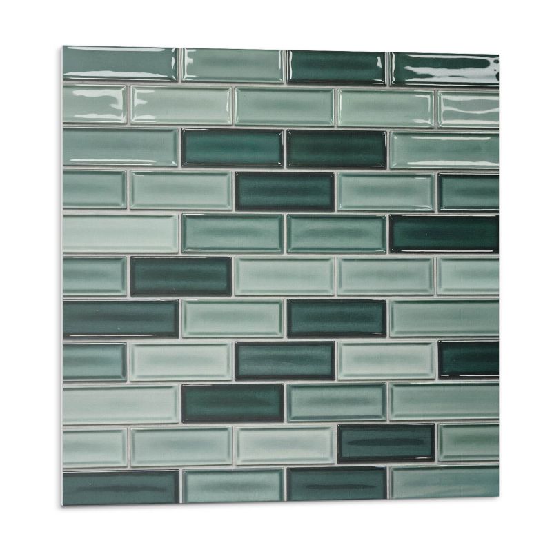 Kafelki samoprzylepne Wallfluent 50x50 cm Prostokątna mozaika w różnorodnych barwach 4 szt.