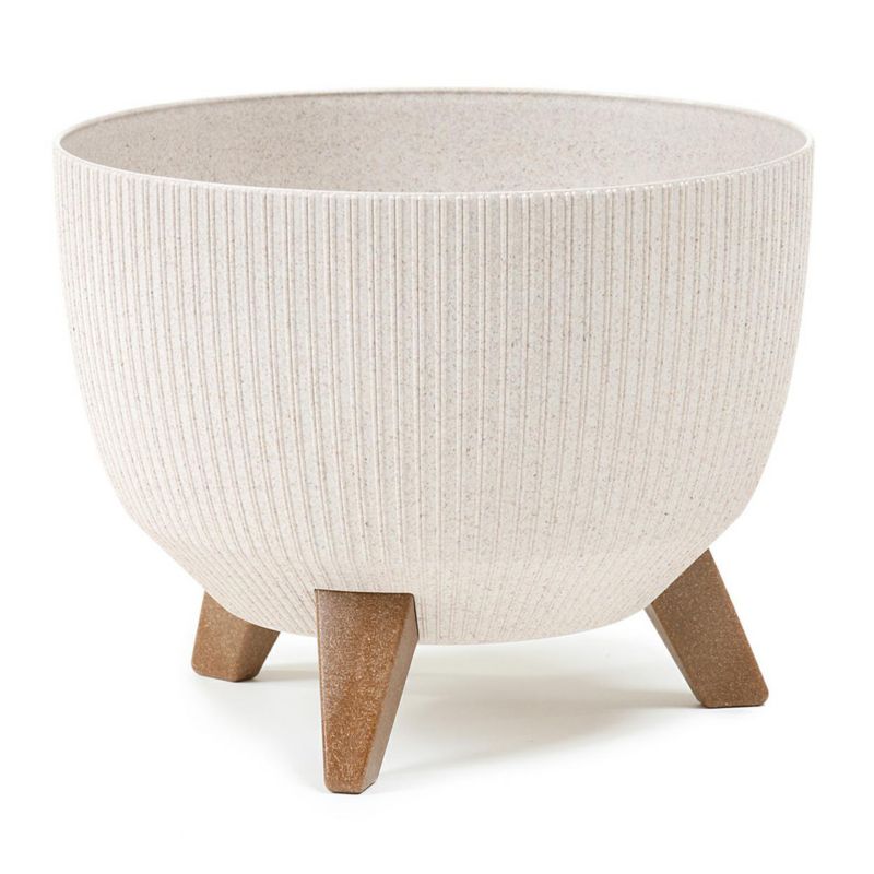 Donica HowHomely Tworzywo ECO Biała 24x20cm