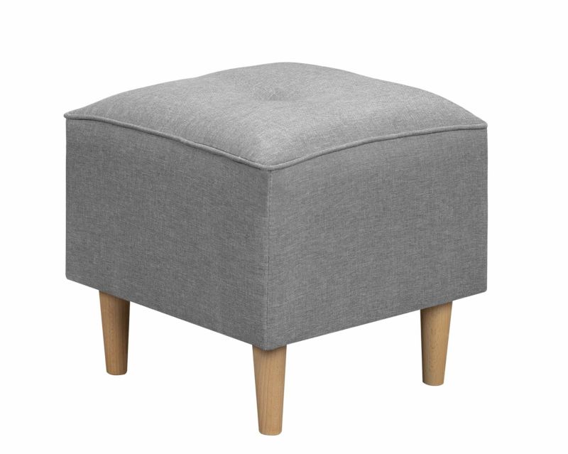 Pufa do siedzenia podnóżek skandynawski Bonni Denver Szary 1 szt.
