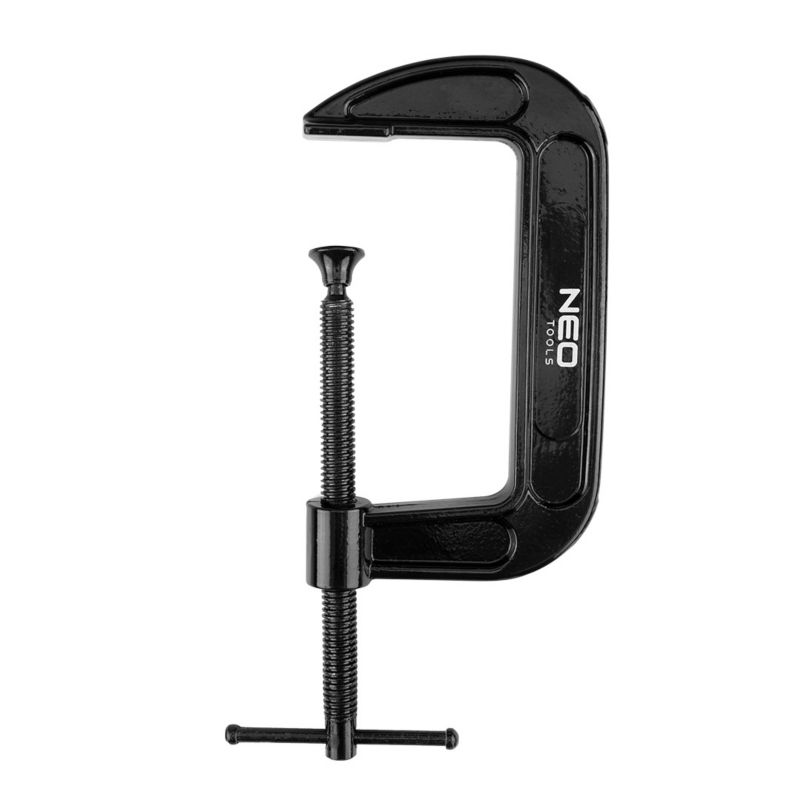 Ścisk stolarski NEO TOOLS śrubowy, typ C (G), 125 mm (5"), żeliwny, waga 815g 1 szt