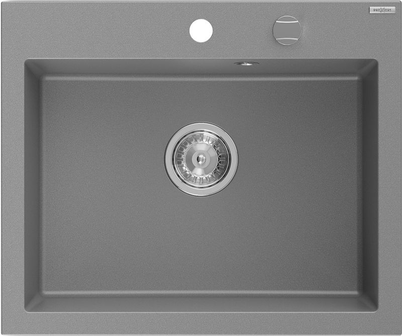 Zlewozmywak wpuszczany Mexen Elix szary 600x500 mm - 6525601005-71