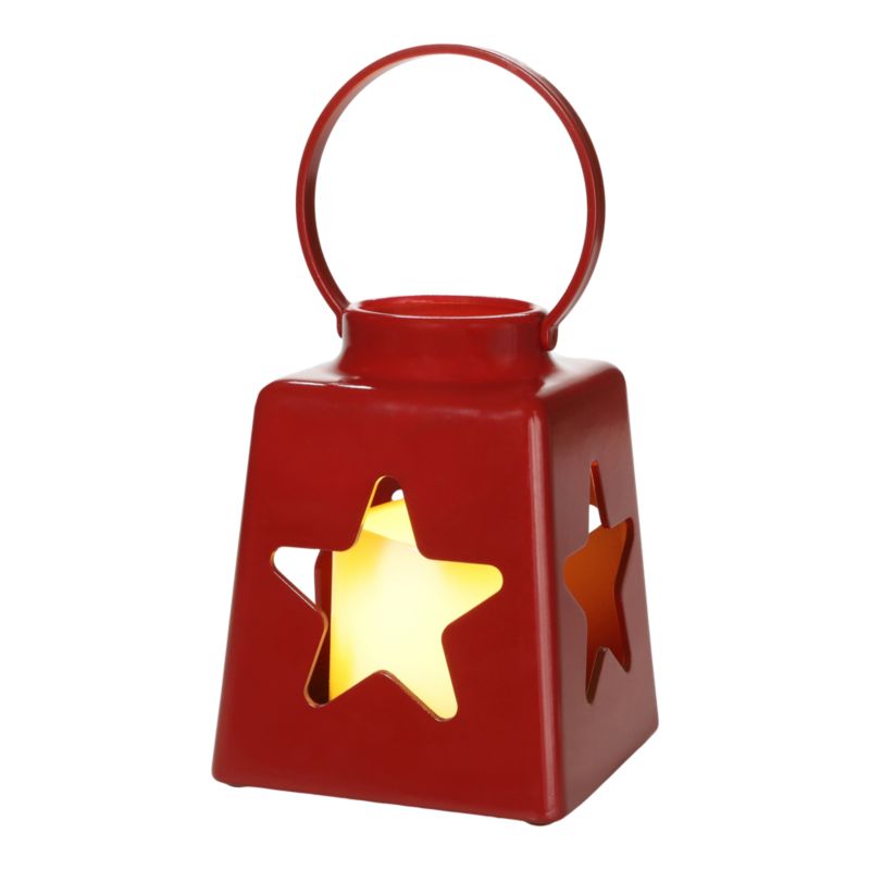 Latarenka led czerwona