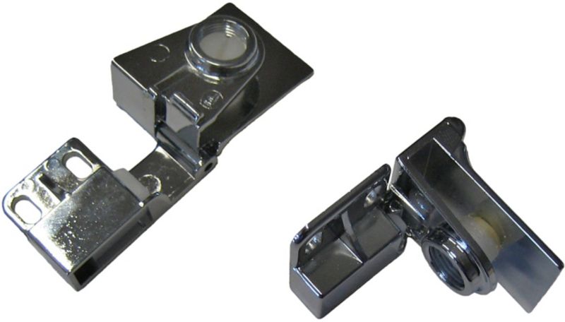 Zawias przelotowy Kaprys-Met G prawy chrom 2 szt.