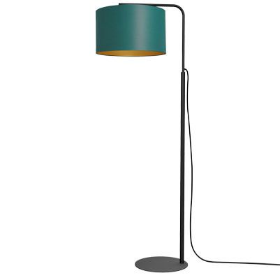Lampa podłogowa stojąca Luminex Arden czarny mat-zielona-złota 1 x E27 x 15W wym: 151 x 40 x 70 cm - 1 szt.