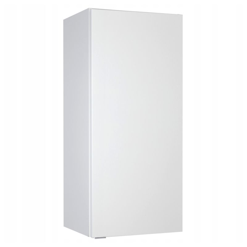 Szafka Łazienkowa Wisząca Stamar 40x90 Głęboka Biała MDF Połysk Półki Cichy Domyk