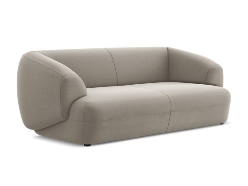 Kanapa 3-osobowa LaMiaSofa RIMINI z tkaniny welwetowej 212x98 cm kreci 1 szt.