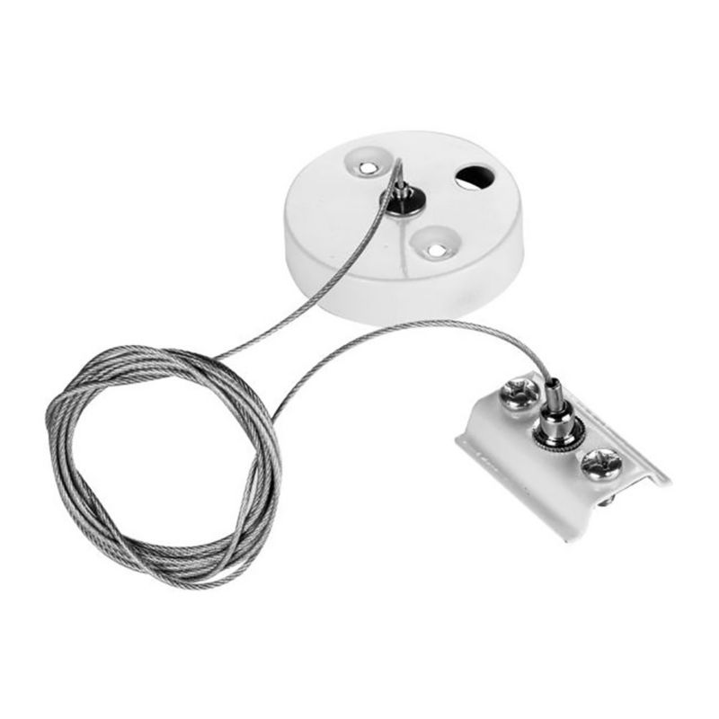 Uchwyt montażowy do szyny DPM X-Line Solid biały