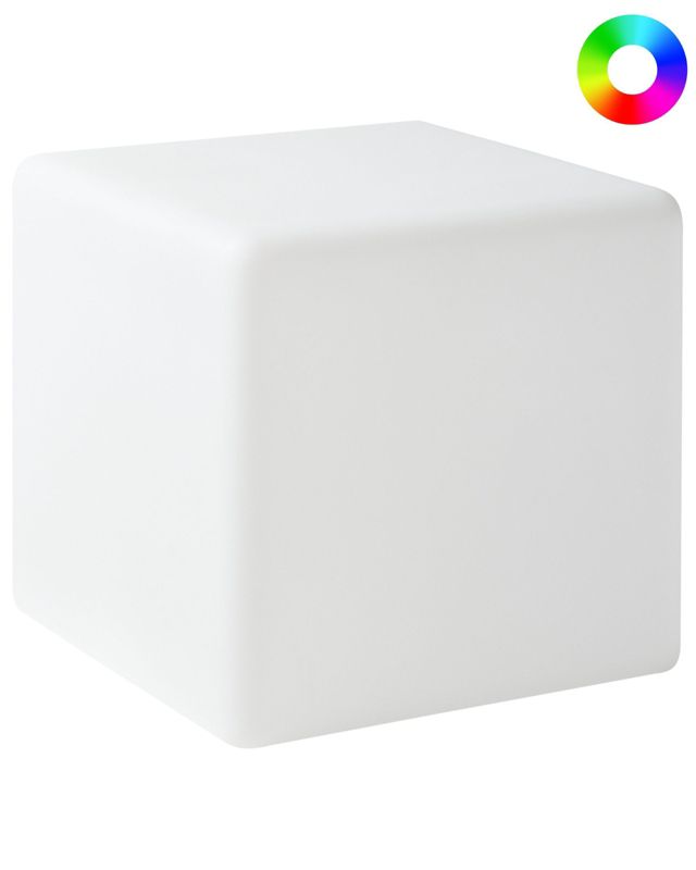 Lampa ogrodowa podłogowa LED Lagarto 39 cm Z pilotem Biały 1 szt.