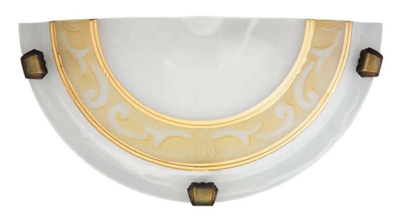 Plafon Rabalux Laretta białe szkło alabastrowe 1 x E27 x 60W IP20 wym: 17 x 30 x 30 cm - 1 szt.