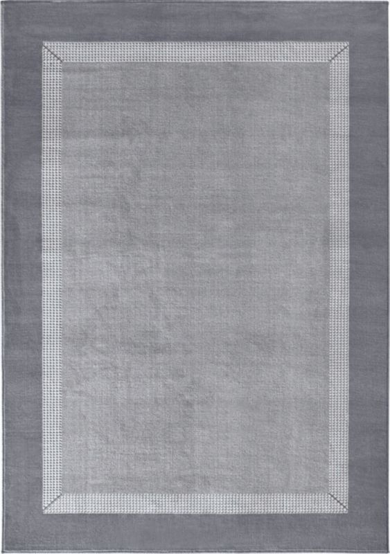 Dywan Hanse Home nowoczesny do salonu 120x170cm, wzór szary z miękkim włosem 1 szt.
