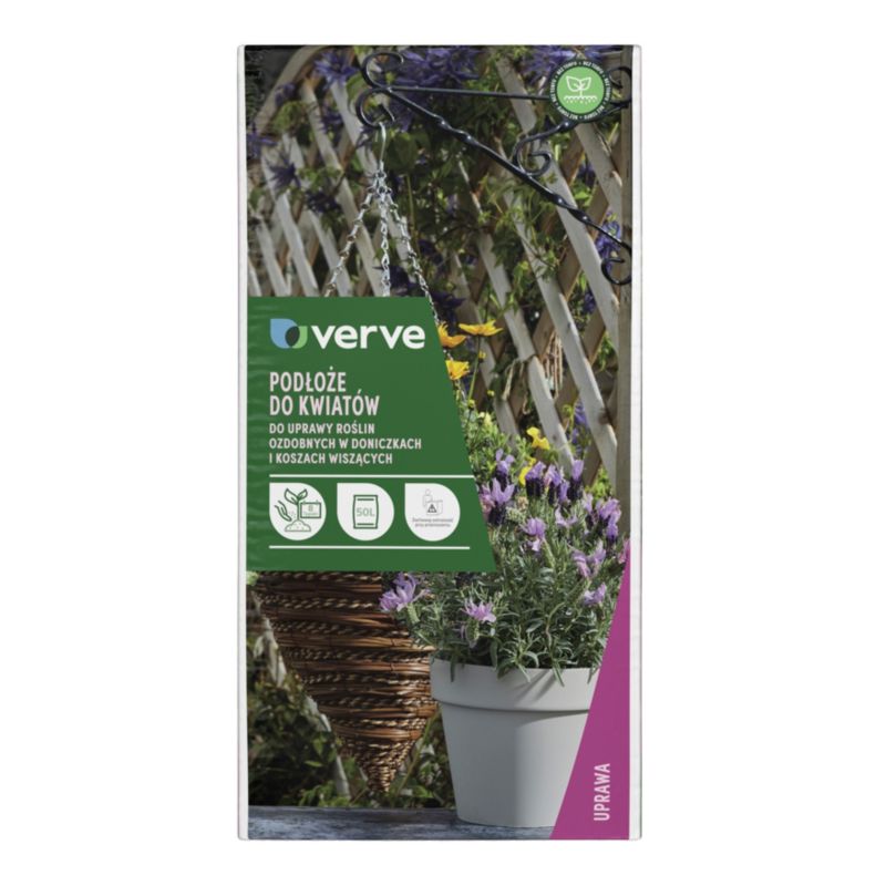Podłoże beztorfowe do kwiatów Verve 50 l