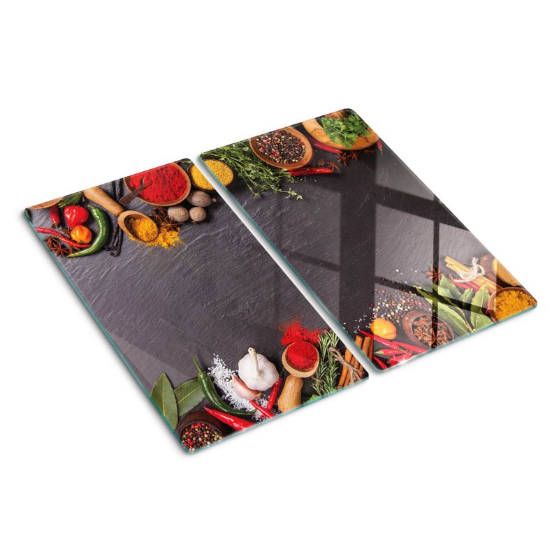 Deska szklana Tulup 2x30x52 cm Przyprawy Zioła 1 szt.
