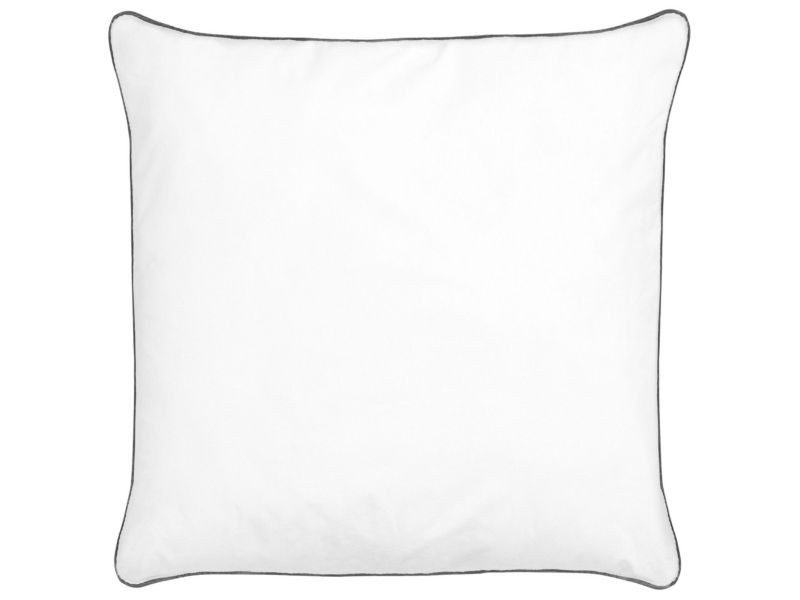 Poduszka Pelister Niska Mikrofibra 80 x 80 cm Biały 1 szt.