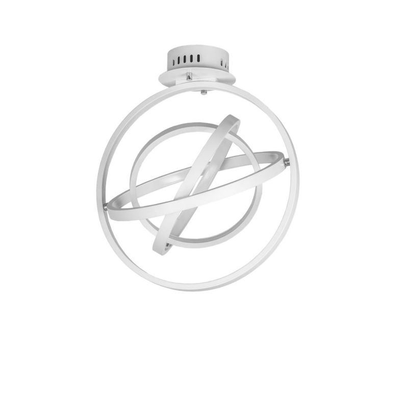 Lampa sufitowa wisząca Italux Tryton 9526 biała nowoczesna wbudowany LED 29W 1 szt.