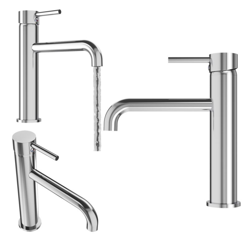 Bateria Umywalkowa Niska Granitan Kivo Chrom 1 szt.