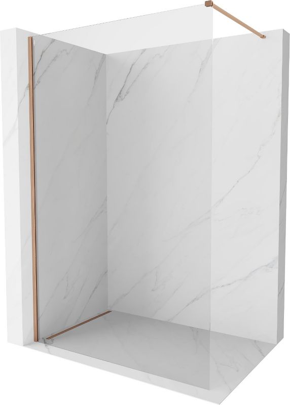 Ścianka prysznicowa Mexen Kioto-X miedź szczotkowana 100 x 200 cm 800-100-101-65-00-X 1 szt.