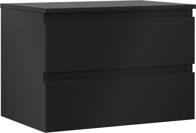 Szafka łazienkowa Mexen Orio czarna mat 70 cm 2 szuflady 1 szt.