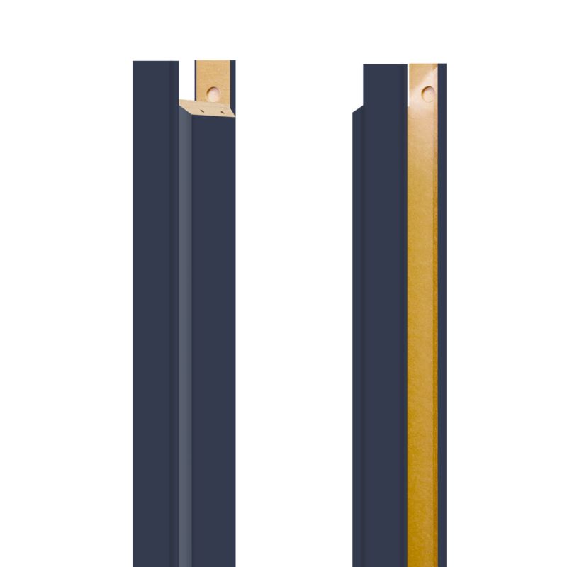 Baza ościeżnicy regulowana Fortia 135-155 mm 8 cm 90 stopni prawa do drzwi bezprzylgowych granatowa