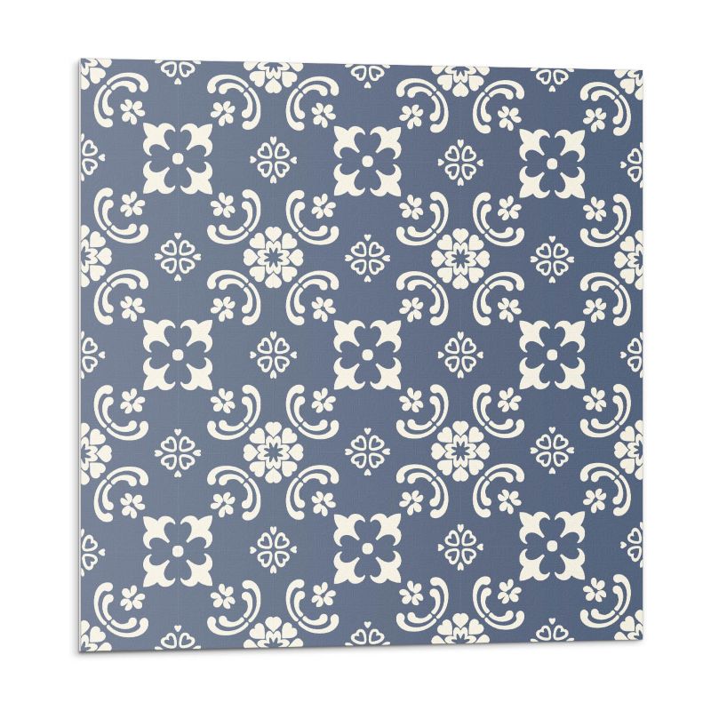 Kafelki samoprzylepne Wallfluent 50x50 cm Roślinny deseń 4 szt.