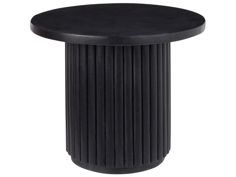 Stolik kawowy Lemont Drewno mango Czarny 1 szt.