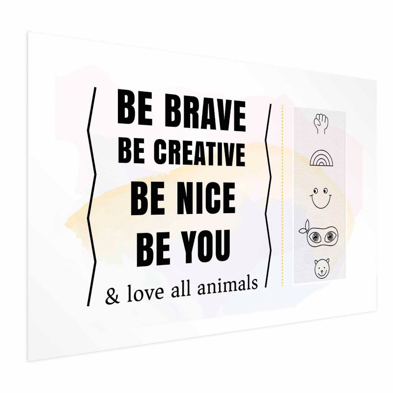 Plakat Artgeist Bądź sobą 30x21 cm bez ramy 1 szt