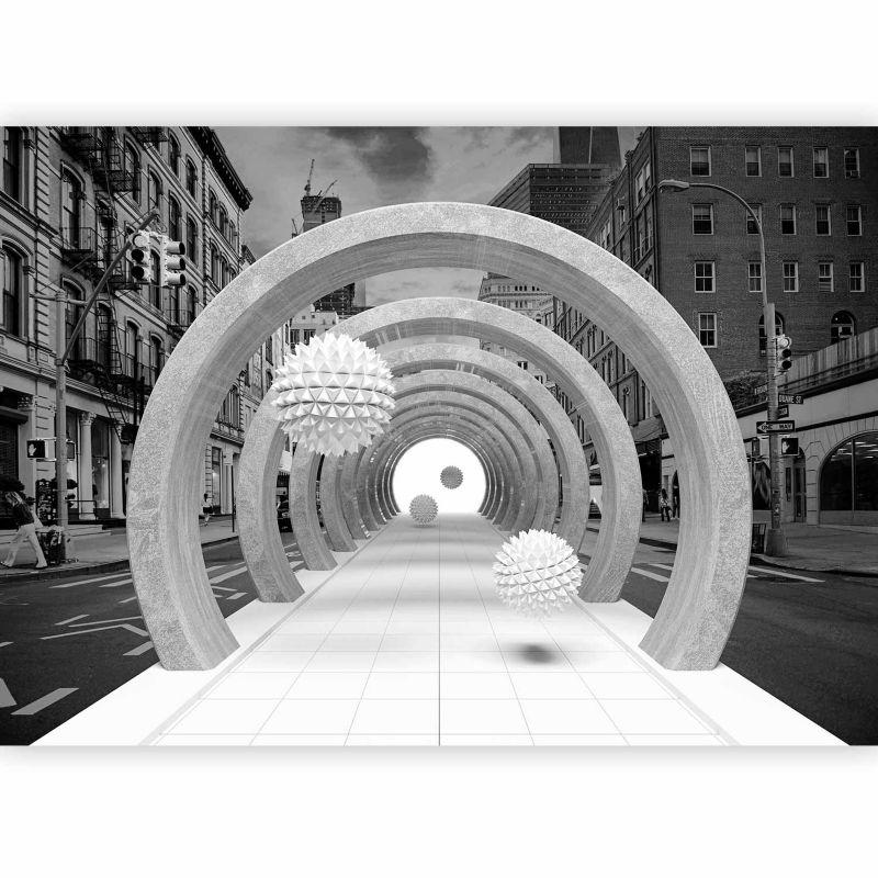 Fototapeta flizelinowa Premium Artgeist 155g/m2 3D czarna 200x140 (4 części) 0118aa rolka 1 szt