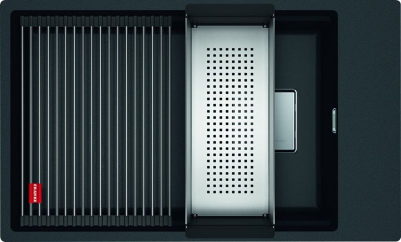 Zlewozmywak Franke Kanon KNG 110-62 Fragranite onyx 62x42 cm, higieniczny, 1 szt.