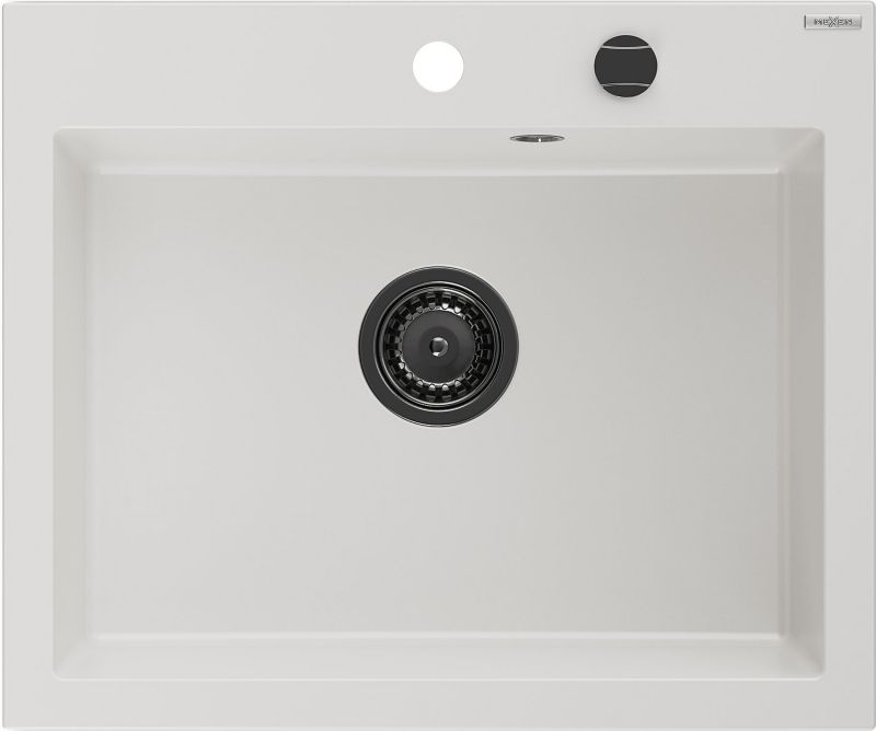 Zlewozmywak wpuszczany Mexen Elix biały 600x500 mm - 6525601005-20-B