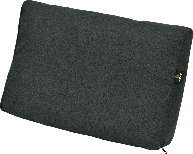 Poduszka na fotel ogrodowy oparcie AMPO wodoodporna ciemny szary 1 szt.