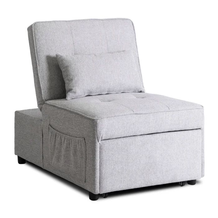 Amerykanka IBERIS Mebel Elite Rozkładany Leżanka Wypoczynkowy Do Salonu Popiel 1 szt