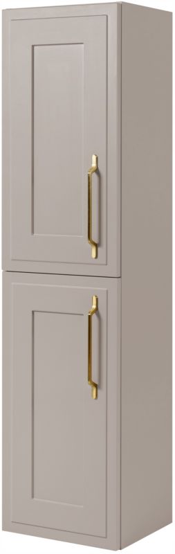 Szafka łazienkowa Furnidea 136 cm słupek wiszący kaszmir frezowany Classic 1 szt