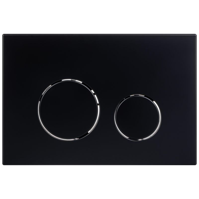 Przycisk spłukujący KK-Pol M11 Czarny mat czarny 1 szt.