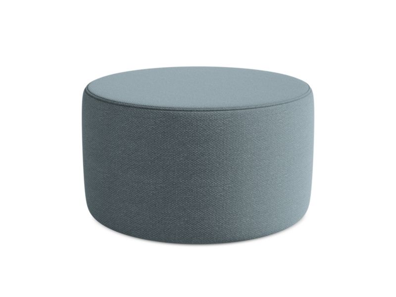 Pufa LaMiaSofa SALERNO z tkaniny bouclé 81x81 cm jeans 1 szt.