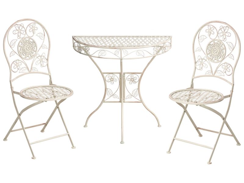 Zestaw mebli balkonowych Yaviza Metal Jasnobeżowy 1 kpl