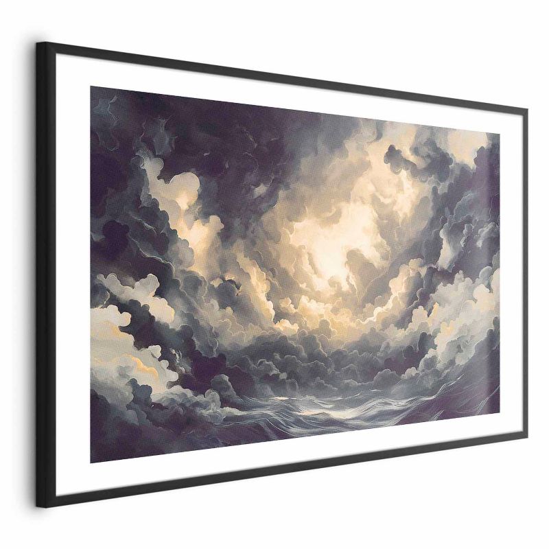Plakat Artgeist Gra światła 30x21 cm z ramą czarną 1 szt