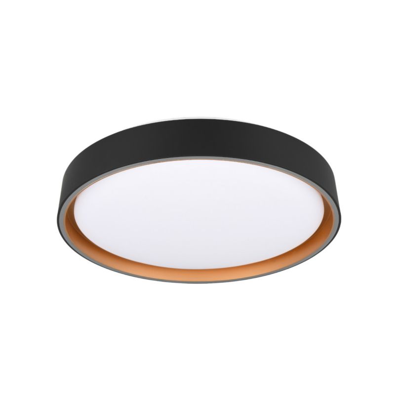 Plafon sufitowy nowoczesny RL Felis czarno-złoty-odcienie złota LED 24W 2700K-6500K 2500lm IP20 wym: 7,5 x 40 x 40 cm - 1 szt.