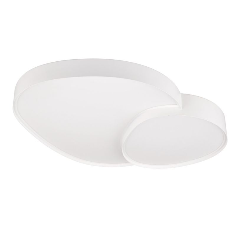 Plafon sufitowy Trio Rise biały LED 51W 2700K-6500K 5100lm IP20 wym: 11 x 77 x 63 cm metal - 1 szt.