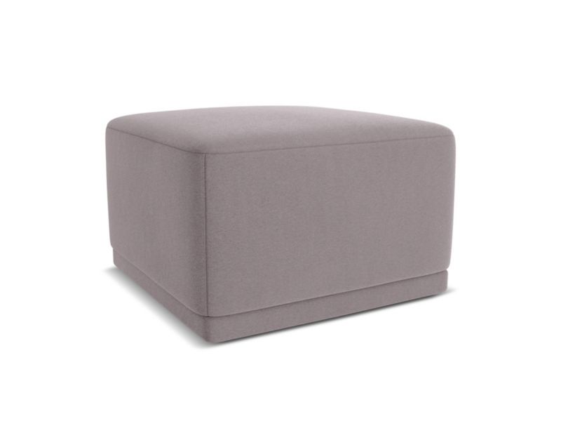 Pufa LaMiaSofa BOLOGNA z tkaniny welwetowej 65x65 cm lawendowy 1 szt.