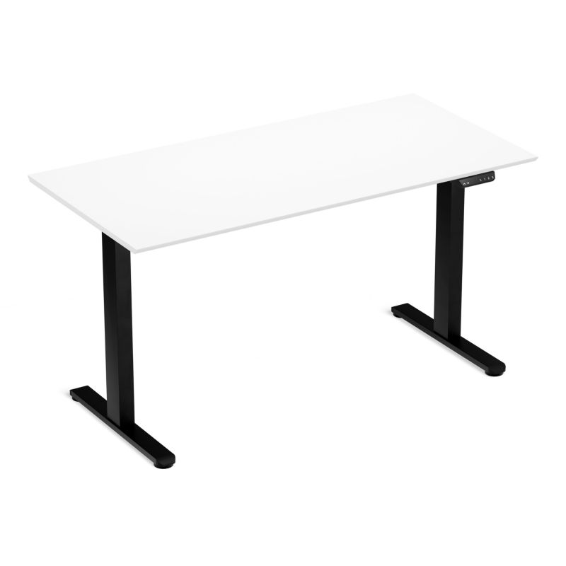 Biurko elektryczne regulowane LVNSystem Control Flex+ 140 cm czarny/biały 1 szt.