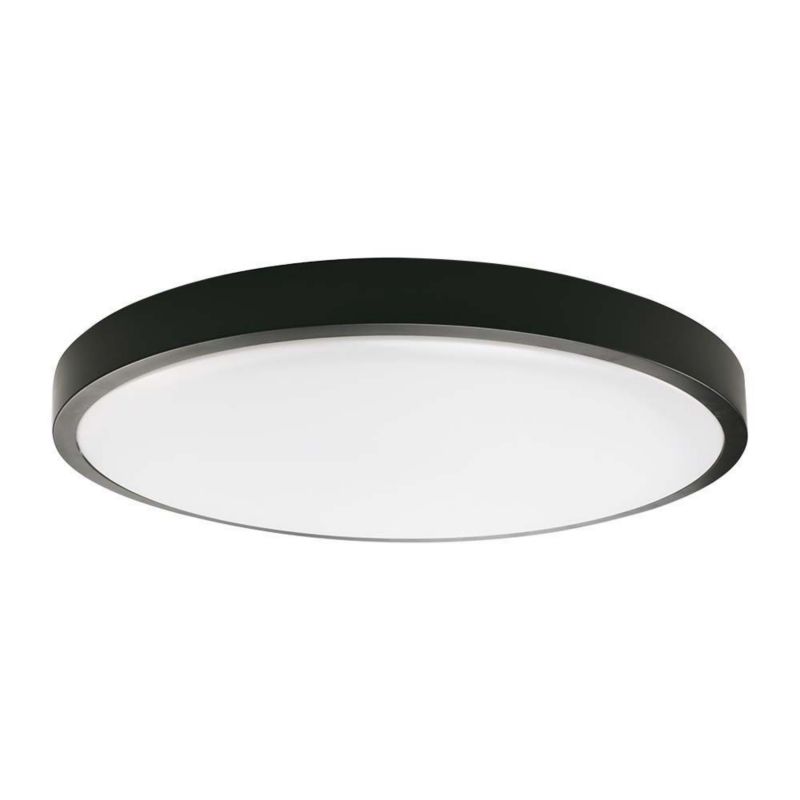 Plafon sufitowy nowoczesny V-TAC czarno-biały LED 18W 3000K 1800lm okrągły IP44 wym: 5,5 x 22,5 x 22,5 cm - 1 szt.