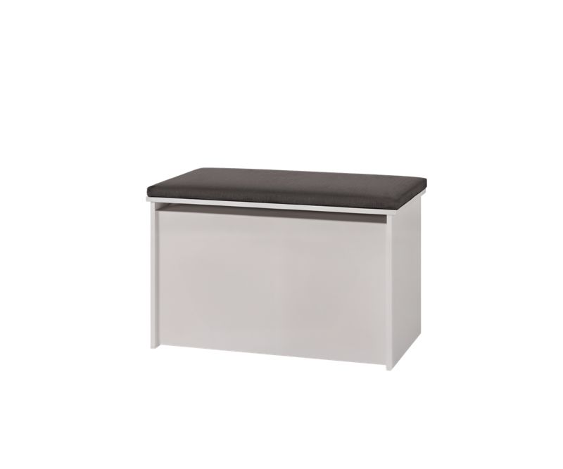 Skrzynia na zabawki Kobi z sziedziskiem Daria grafitowy 1 szt.