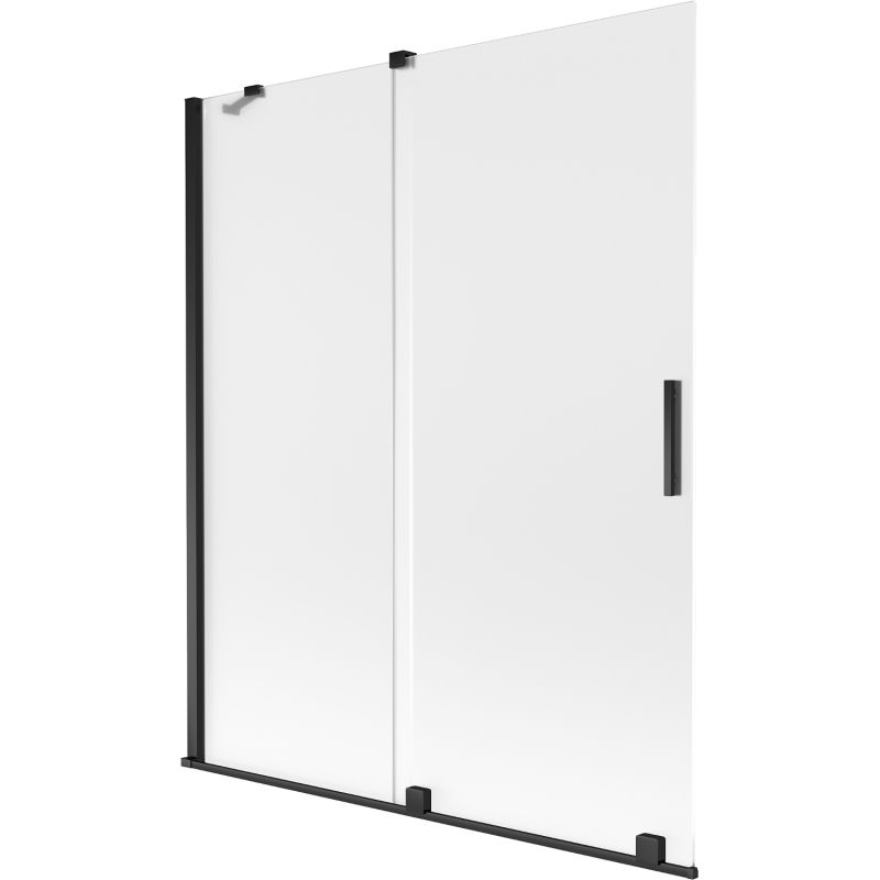 Parawan nawannowy przesuwany Mexen Velar czarny 140x150 1 szt.