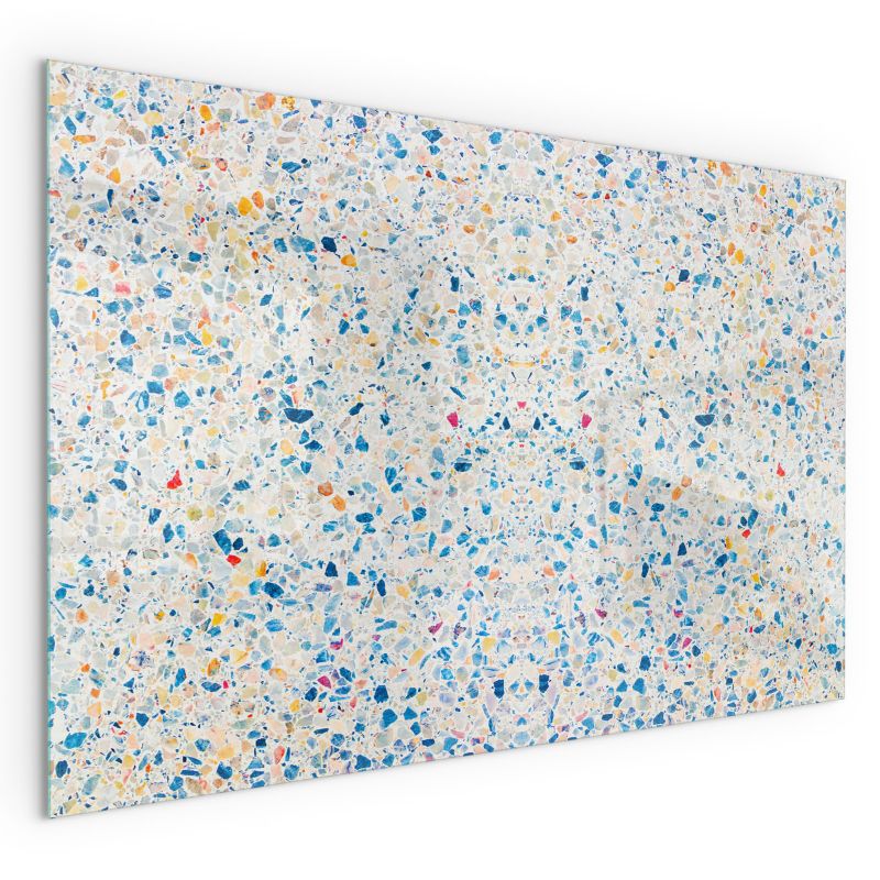 Szklana Podkładka Pod Kominek Prostokąt Wallfluent 100x70 cm Abstrakcyjna faktura 1 szt.