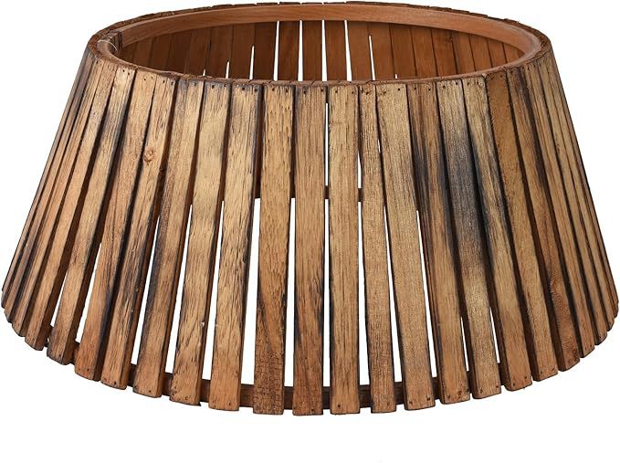 Osłona na pień choinki COIL drewniana rustykalna średnica 66cm 1 szt.