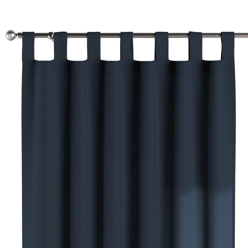 Zasłona na szelkach 1 szt. 130 x 260 cm Dekoria granatowy 1 szt.
